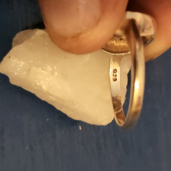 Unbranded 925 Sterling Silver size 7.5/8 ring round 3|6|9|12 Roman numeral dial - Picture 7 of 7